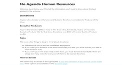 Desktop Screenshot of noagendahr.org