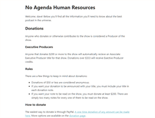 Tablet Screenshot of noagendahr.org